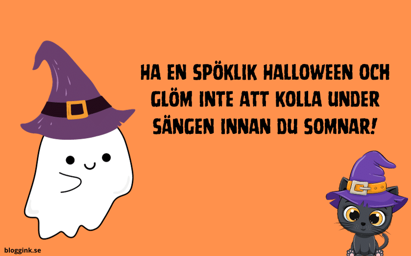 Halloween :Ha en spöklik Halloween och glöm inte att...bloggink.se