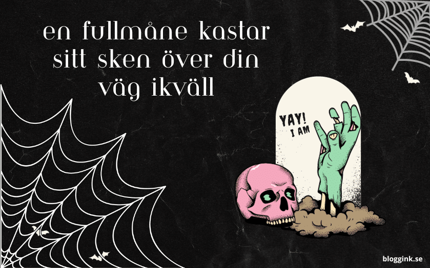 Halloween:En fullmåne kastar sitt...bloggink.se