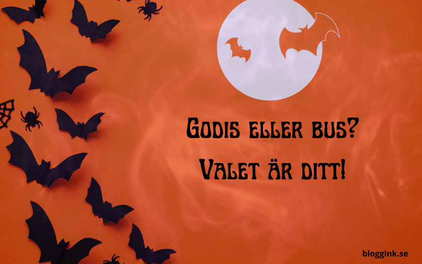 Halloween:Godis eller bus...bloggink.se