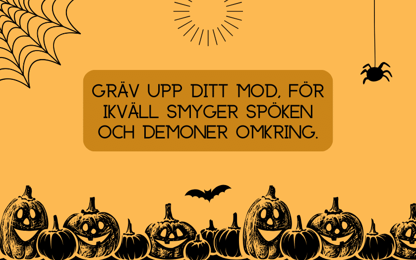 Halloween:Gräv upp ditt mod...bloggink.se