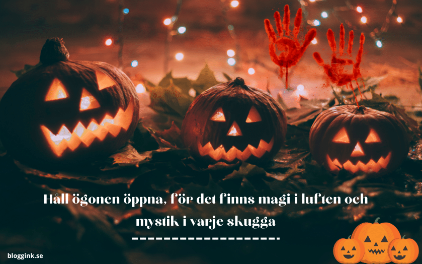 Hallwoeen:Håll ögonen öppna...bloggink.se