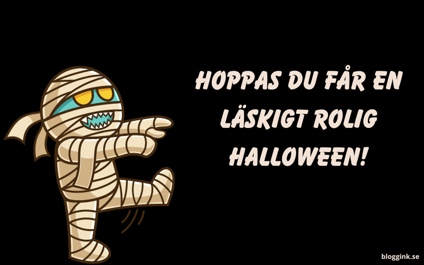 halloween:Hoppas du får en läskigt rolig Halloween!...bloggink.se