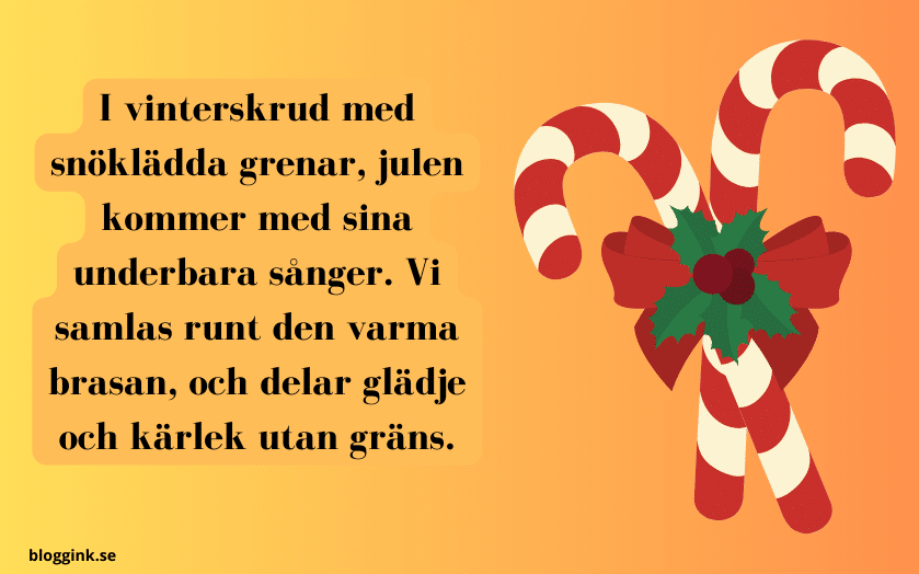 Jul dagen I vinterskrud med snöklädda grenar...blogginl.se