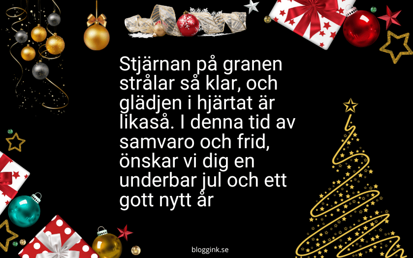 Jul dagen: Stjärnan på granen strålar så klar...bloggink.se