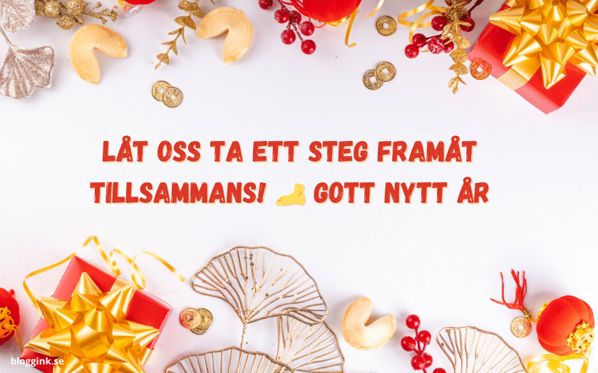 Nyår:Låt oss ta ett steg framåt tillsammans...bloggink.se