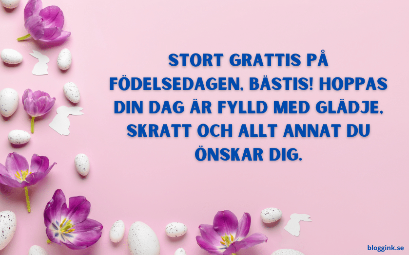 Stort grattis på födelsedagen, bästis! Hoppas...bloggink.se