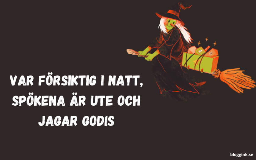 Haloowen:Var försiktig i natt, spökena är ute och jagar godis...bloggink.se