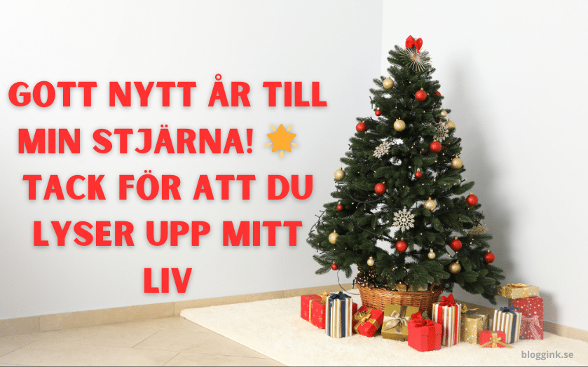 nyår:Gott Nytt År till min stjärna...bloggink.se