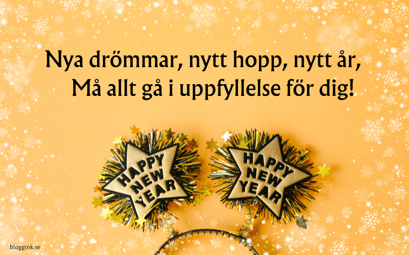 nyår:Nya drömmar, nytt hopp, nytt år...bloggink.se