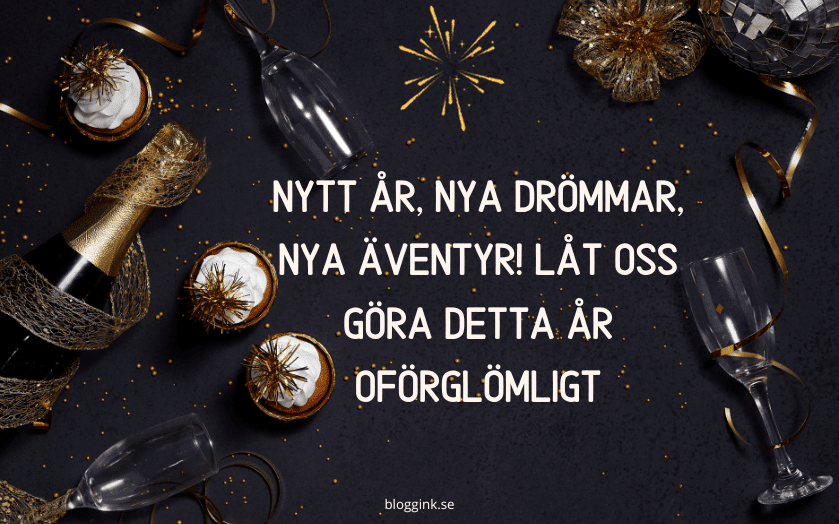 nyår:Nytt år, nya drömmar...bloggink.se