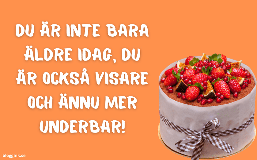 Du är inte bara äldre idag, du är också visare...bloggink.se