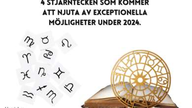 4 stjärntecken som kommer att njuta av exceptionella möjligheter under 2024...bloggink.se