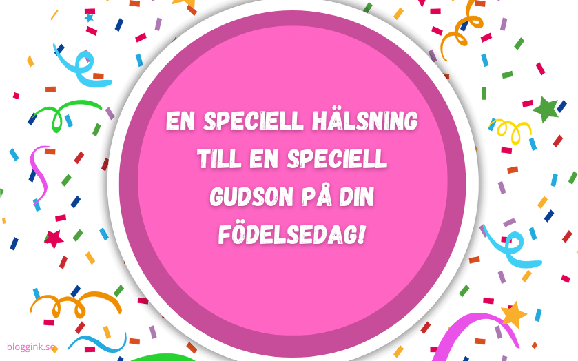 En Speciell Hälsning till En Speciell Gudson....bloggink.se