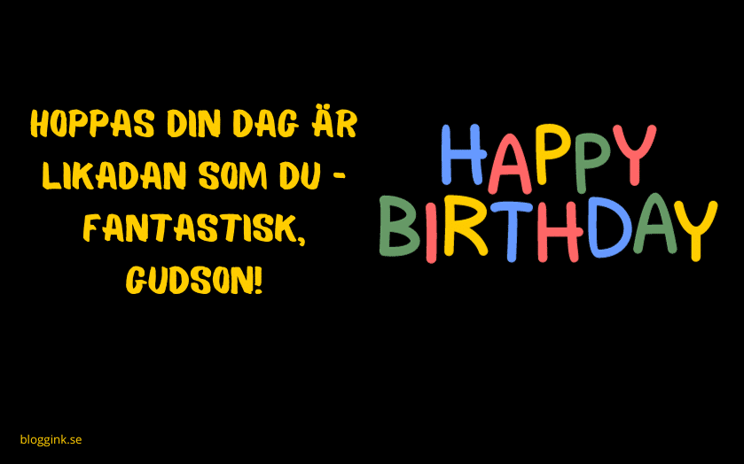 Hoppas Din Dag Är Likadan Som Du Gudson!...bloggink.se