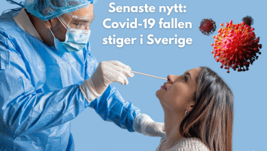 Senaste nytt Covid-19 fallen stiger i Sverige...bloggink.se