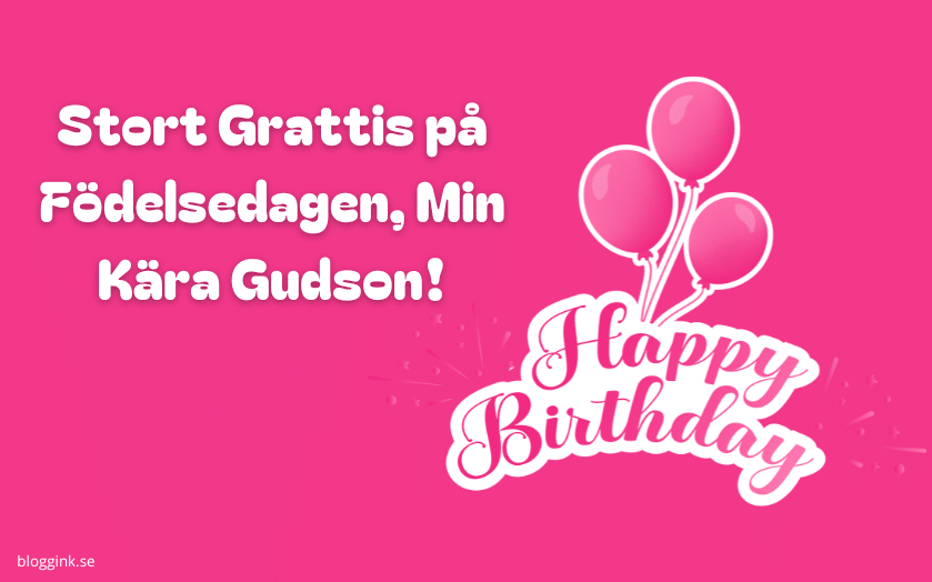 Stort Grattis på Födelsedagen, Min Kära...bloggink.se