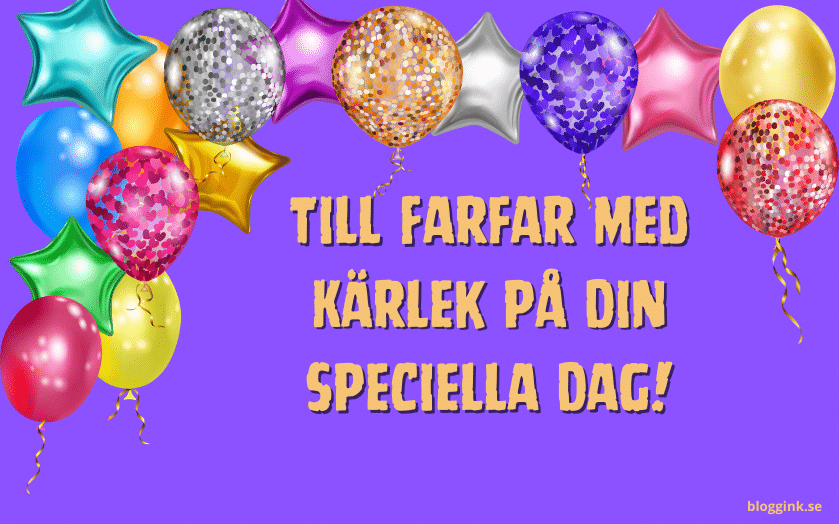 Till Farfar med Kärlek på Din Speciella Dag!...bloggink.se