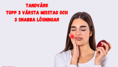 Tandvärk topp 3 värsta misstag och 3 snabba lösningar...bloggink.se