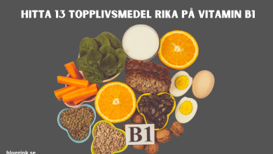 Hitta 13 Topplivsmedel Rika på Vitamin B1...bloggink.se