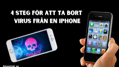 4 steg för att ta bort virus från en iPhone...bloggink.se