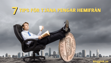 7 tips för tjäna pengar hemifrån...bloggink.se