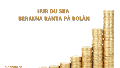 Hur du ska beräkna ränta på bolån...bloggink.se