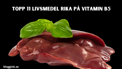 Topp 11 livsmedel rika pa vitamin B5.bloggink.se