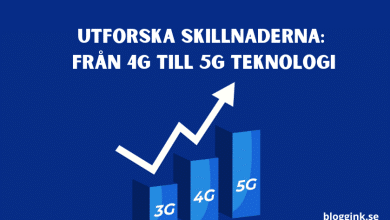 Utforska Skillnaderna Från 4G till 5G Teknologi...bloggink.se