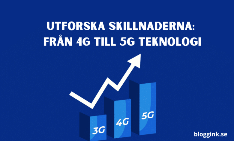 Utforska Skillnaderna Från 4G till 5G Teknologi...bloggink.se