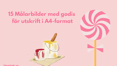 15 Målarbilder med godis för...bloggink.se