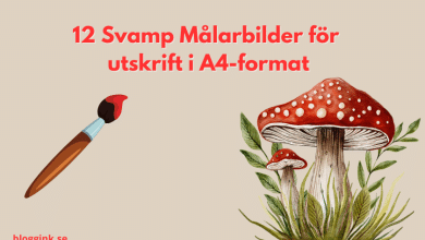 12 Svamp Målarbilder för utskrift...bloggink.se