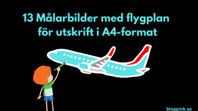 13 Målarbilder med flygplan för...bloggink.se