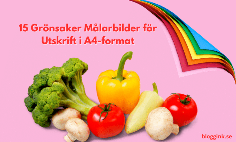 15 Grönsaker Målarbilder för Utskrift...bloggink.se