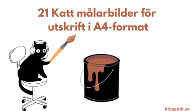 21 Katt målarbilder för utskrift...bloggink.se