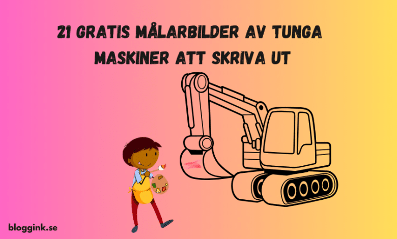 21 gratis målarbilder av tunga maskiner ...bloggink.se