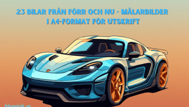 23 Bilar fran Forr och Nu Malarbilder.bloggink.se