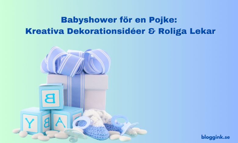 Babyshower för en Pojke...bloggink.se