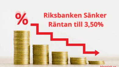 Riksbanken Sänker Räntan till 3,50%...bloggink.se