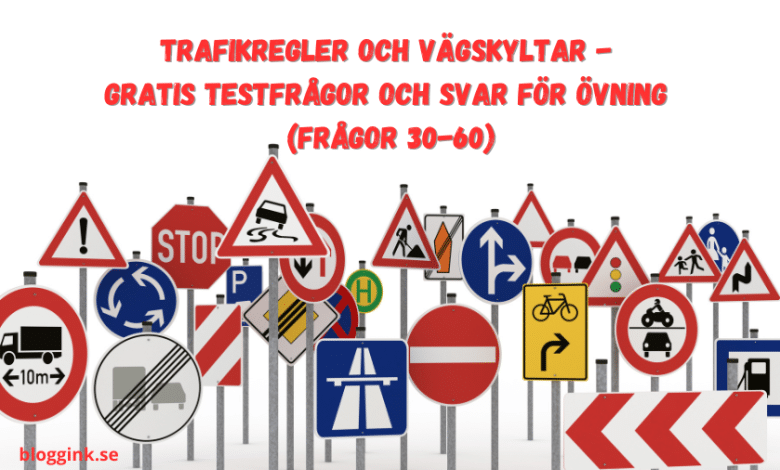 Trafikregler och vägskyltar...bloggink.se